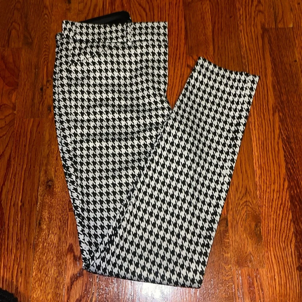Express Hoodstooth pattern Pants. Stretch plus, skinny midrise size 4R New NTAG - Picture 1 of 8